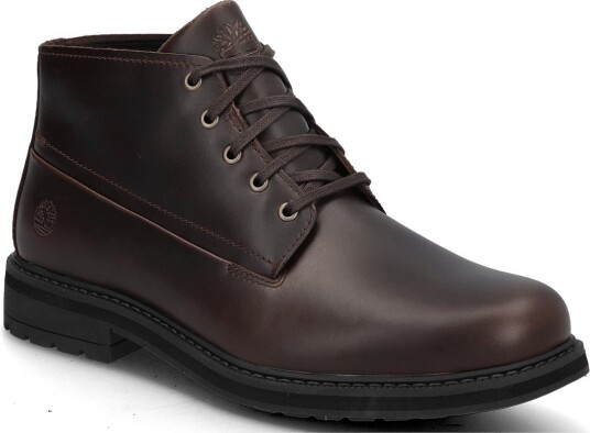 Timberland Mid Lace Up Waterproof Chukka Boot DK BRN F GRAIN 40
