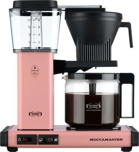 Moccamaster Optio kaffetrakter 1,25 liter pink