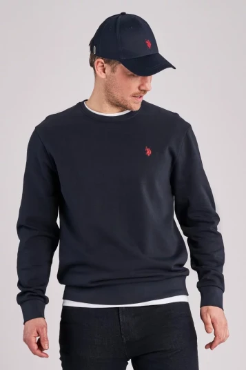 U.S POLO ASSN.  Hugo Reg SW USPA M SWEAT   19 4020 Dark Sapphire L