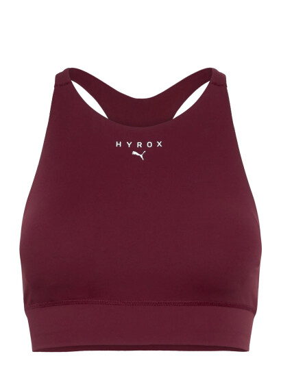 PUMA W Puma X Hyrox Shapeluxe High Neck Bra - Burgundy - XL PUMA W Puma X Hyrox Shapeluxe High Neck Bra - Burgundy - XL