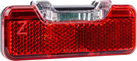 CONTEC TL-135 baklykt LED navdynamo StVZO sort/rød