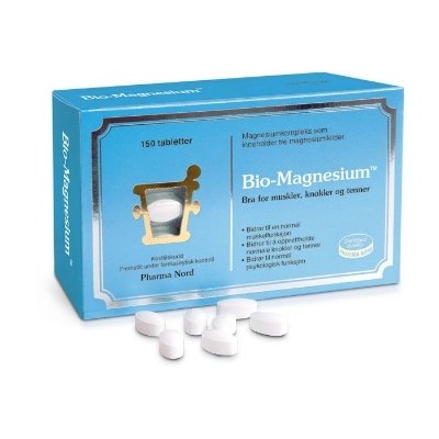 Bio magnesium tab 200mg  150 tabletter