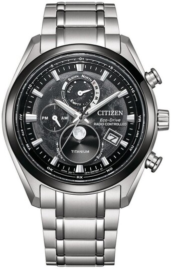 Citizen Herreklokke BY1018 80E Tsuki yomi Tsuki yomi Sort/Titan Ø42 Citizen Herreklokke BY1018 80E Tsuki yomi Tsuki yomi Sort/Titan Ø42