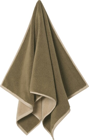 Ekko Badehåndkle 70x140 cm Oliven / Cashmere