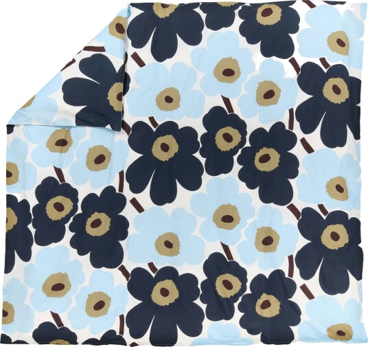 Unikko Dynetrekk 220x240 cm Kallblå / Blueberry