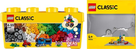 LEGO Classic 10696 Kreative Mellomstore Klosser inkl. 11024 Basisplate LEGO Classic 10696 Kreative Mellomstore Klosser inkl. 11024 Basisplate