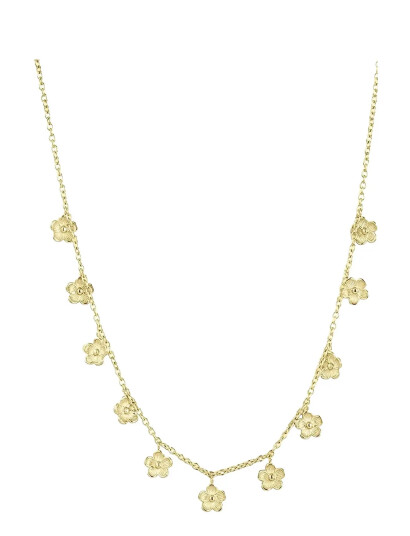 Bud to rose Calista Necklace Gold   Gold   