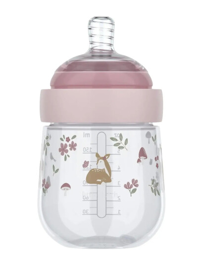 Mepal Sutteflaske Mio Forest Friends - Pink - 165 ML Mepal Sutteflaske Mio Forest Friends - Pink - 165 ML
