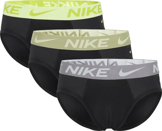 NIKE Underwear Essential Micro Hip Brief 3Pk FOLKSTONE GRAY L