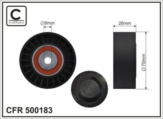 CAFFARO 500183 Strammehjul, kilerem