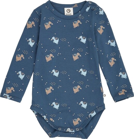 Müsli Storybook L/S Body NAVY/ SOFT BLUE/ WALNUT 86 Müsli Storybook L/S Body NAVY/ SOFT BLUE/ WALNUT 86