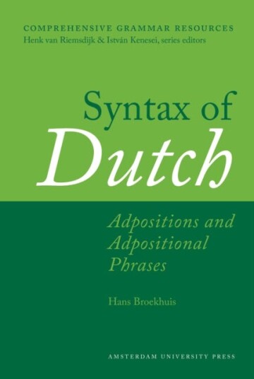 Syntax Of Dutch Av Hans Broekhuis