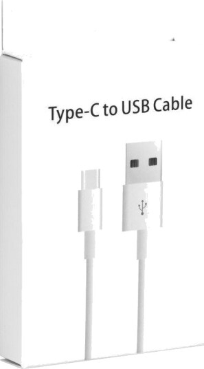 Usb-Kabel Partner Tele.Com Usb-A Til Usb-C 1 M Hvit