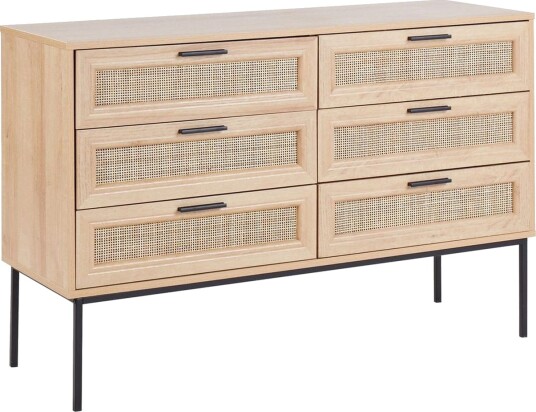 Kommode Pasco med 6 skuffer