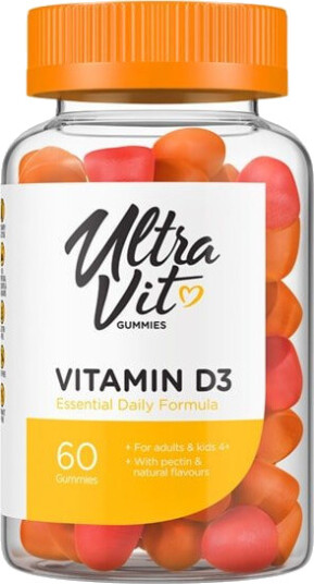 VPLab UltraVit Gummies Vitamin D3 - 60 Gummies VPLab UltraVit Gummies Vitamin D3 - 60 Gummies