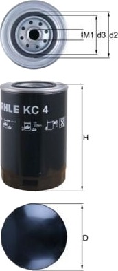 Drivstoffilter KNECHT KC 4