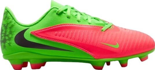 Nike Phantom 6 Low Club FG/MG Erling Haaland Junior Hot Punch/Black/Green Strike 33