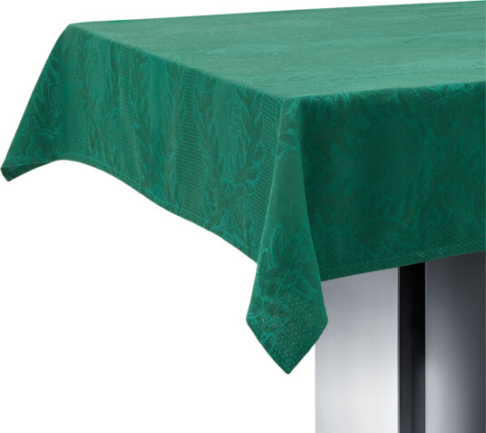Royal Copenhagen   Stjerne Riflet Jul duk 145x320 cm grønn