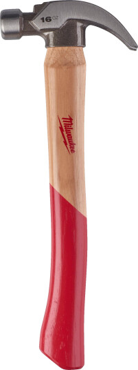 Milwaukee Snekkerhammer 450 g Håndverktøy med Buet Klø Milwaukee Snekkerhammer 450 g Håndverktøy med Buet Klø