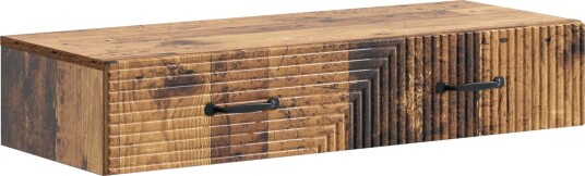 vidaXL Vegghengt Sidebord Gammelt tre 87,5 x 34,5 x 17 cm