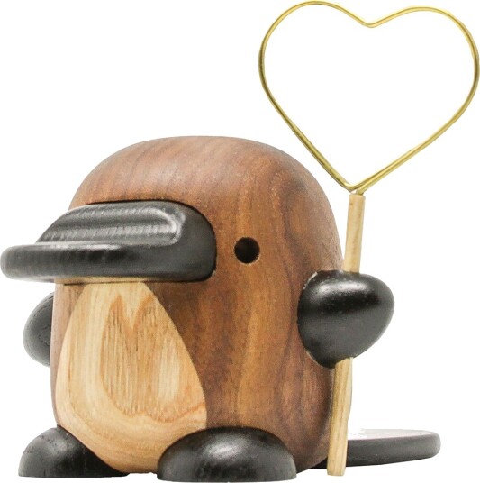 FableWood Perry Nebbdyr Trefigur 8 cm i Ask/Valnøtt FableWood Perry Nebbdyr Trefigur 8 cm i Ask/Valnøtt