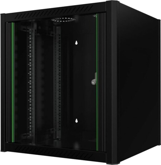 Lanview Rack Skap 60 X 56 Veggmonterbar Svart Ral 9005 12U 19" Lanview Rack Skap 60 X 56 Veggmonterbar Svart Ral 9005 12U 19"