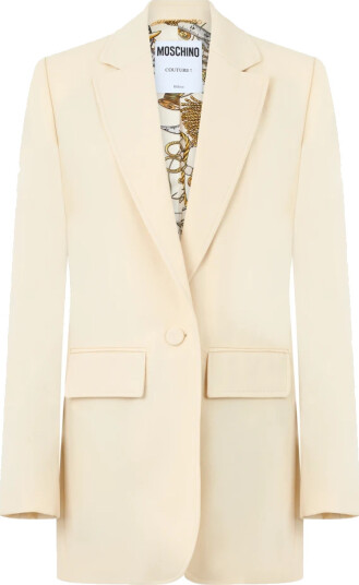 Moschino Dame Jakker Beige M, Moschino Dame Jakker Beige M,