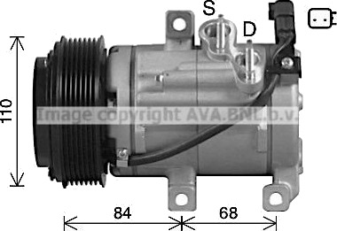 AC kompressor AVA Clever Choice FDAK682 AC kompressor AVA Clever Choice FDAK682