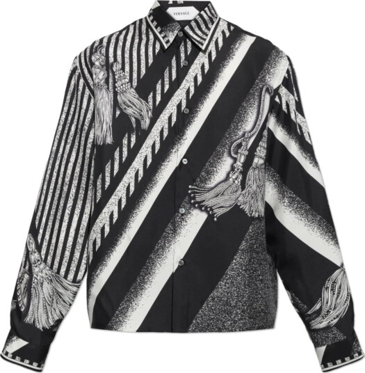 Versace Herre Skjorter Svart 2XL,