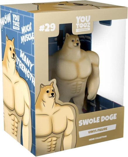 YouTooz Meme Swole Doge actionfigur YouTooz Meme Swole Doge actionfigur