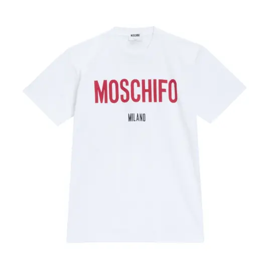 Moschino Dame Topper Hvit L, Moschino Dame Topper Hvit L,
