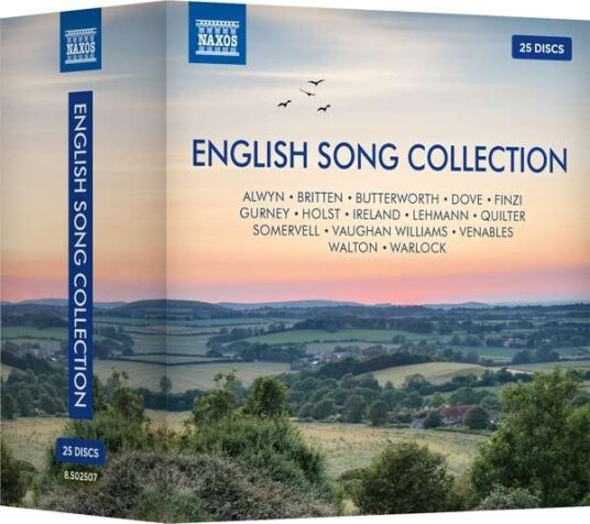 Diverse Artister Naxos English Song Collection Box Set CD