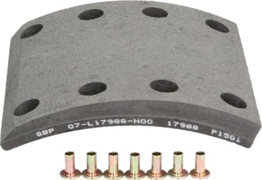 Bremsebelegg sett, trommelbremse SBP 07-L17988-N00
