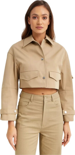 Nanushka Dame Jakker Beige S,