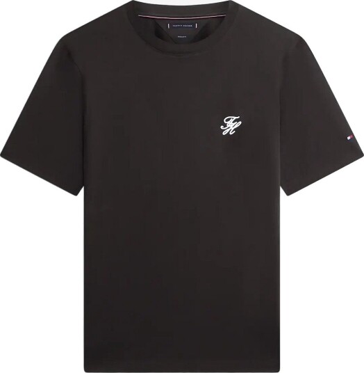 Tommy Hilfiger Script Monogram Swimshop Tee BLACK M