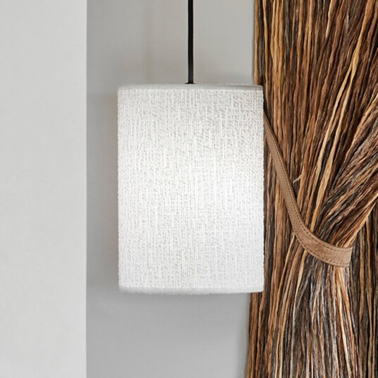 Pendellampe MARKET SET Cosiness dimmbar Hvit Stue Stoff / Tekstil Design 26 Hvit