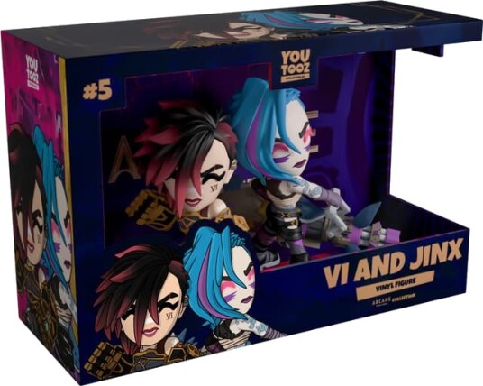 Youtooz Arcane actionfigursett Vi and Jinx