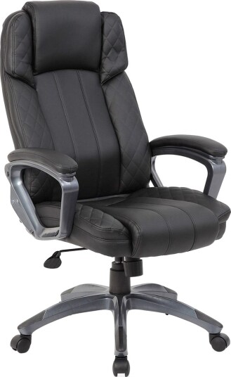 Kontorstol HÅRD 66x755xH116-1235cm svart -