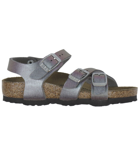 Birkenstock Sandaler Kumba Saffiano Iridescent Viola 34 Sandals Lilla Metallic