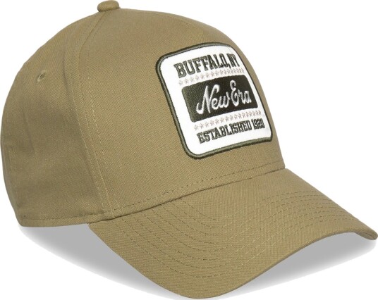 New Era Oval Patch Linen Eframe Newer Khaki green ONE SIZE