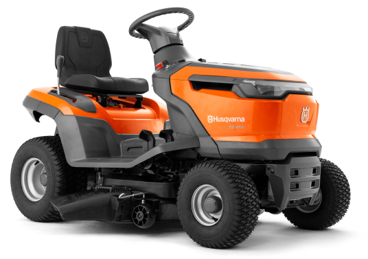 Husqvarna TS 114 hagetraktor - - Batteritrimmer på kjøpet Husqvarna TS 114 hagetraktor - - Batteritrimmer på kjøpet