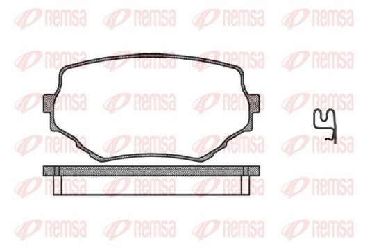 Bremseklosser REMSA 0594.02 Bremseklosser REMSA 0594.02