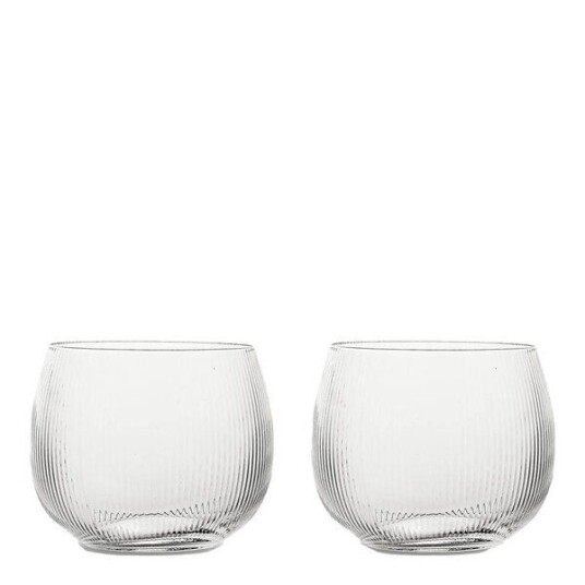 Sagaform Blanka vannglass 28 cl 2 stk klar Sagaform Blanka vannglass 28 cl 2 stk klar
