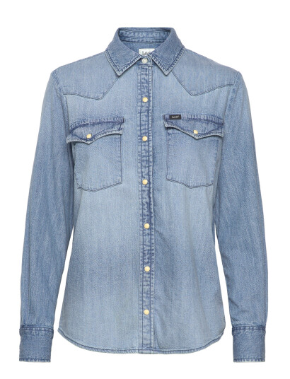 Lee Jeans Regular Western Shirt - Blue - XS Lee Jeans Regular Western Shirt - Blue - XS