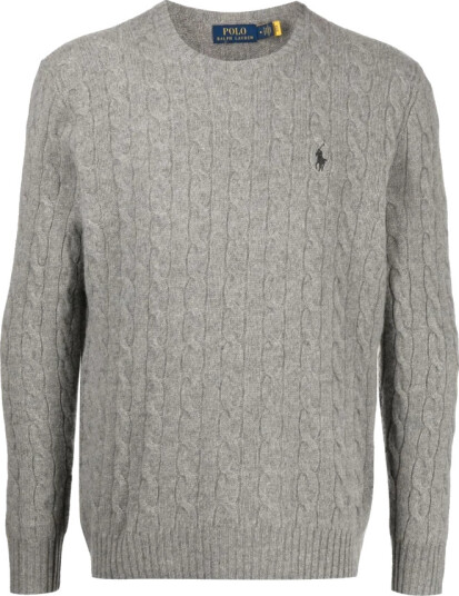 Polo Ralph Lauren Herre Strikkevarer Grå L,