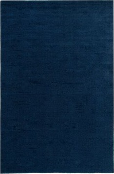 Kilands Vejle blue håndvevd ullteppe