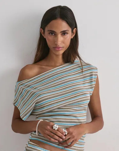 Nelly Multi/Mønstrete Chill Stripe Waist Focus Top