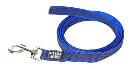 Julius-K9 C&G Super-Grip Leash Blue/Grey 20Mm/2.0 Without Handle