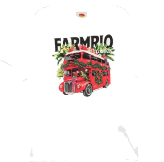 Farm Rio Dame Topper Hvit M, Farm Rio Dame Topper Hvit M,