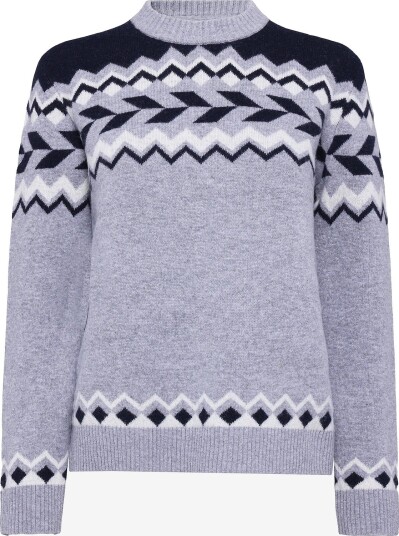 Lexington Clothing Fair Isle Sweater GRAY MULTI L